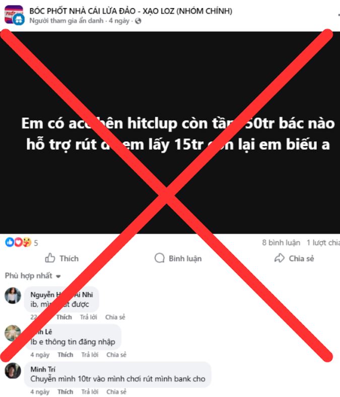 hitclub bị bóc phốt